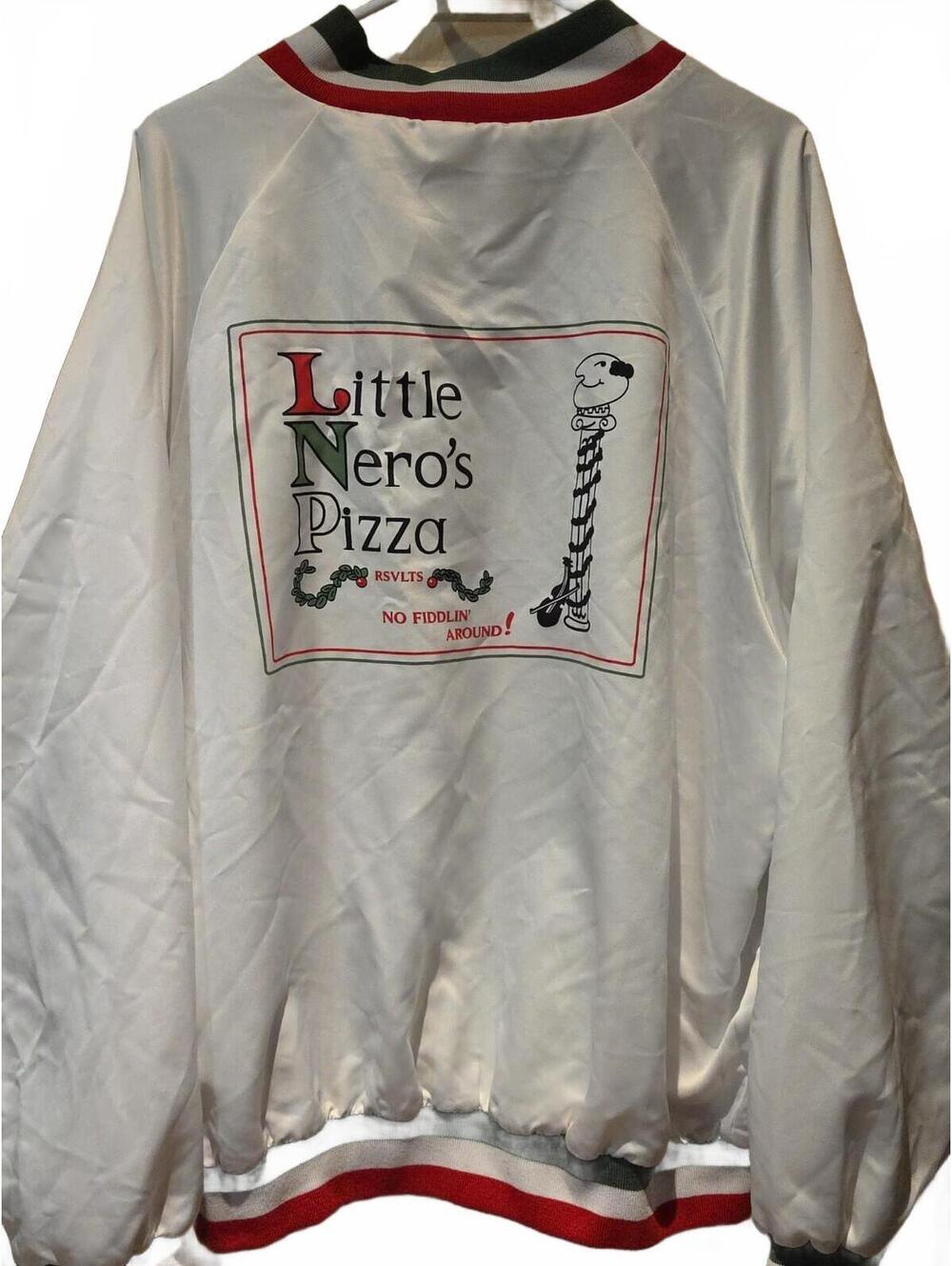 RSVLTS x Home Alone Little Nero's Pizza Bomber Jacket Sz XXL